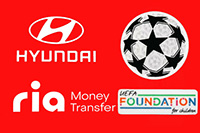 UCL Patch &UEFA Foundation & Hyundri & Ria Money Transfer
